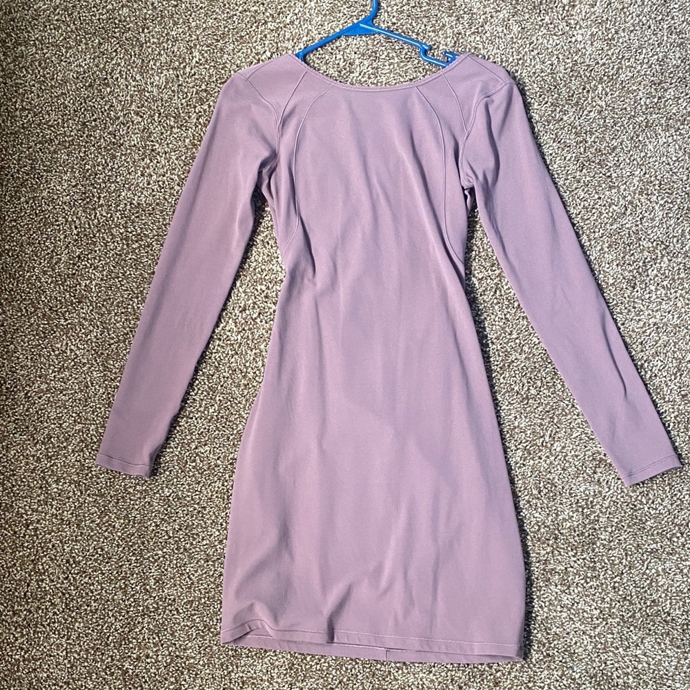 lululemon athletica Long-Sleeve Bodycon Dress in Dusty Mauve